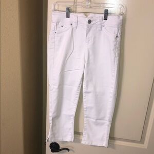 White Women's Crop Jeans